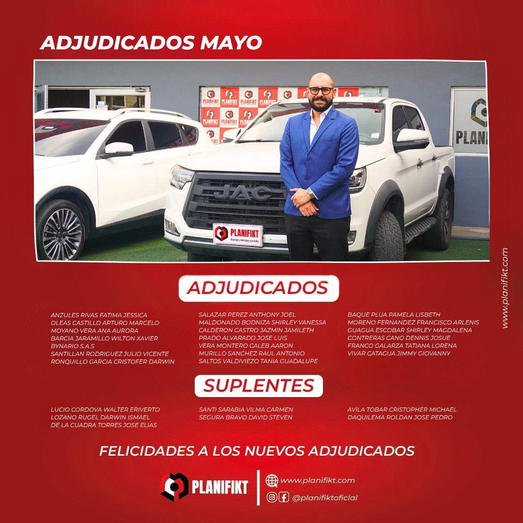 ADJUDICADOS MAYO